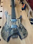 Zestaw Ibanez Q52PE-NTF Gitara elektryczna headless ze wzmacniaczem i kolumną Marshall + pokrowiec