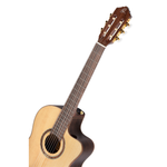 Gitara elektroklasyczna Ortega RCE158MN Natural 4/4 z pokrowcem