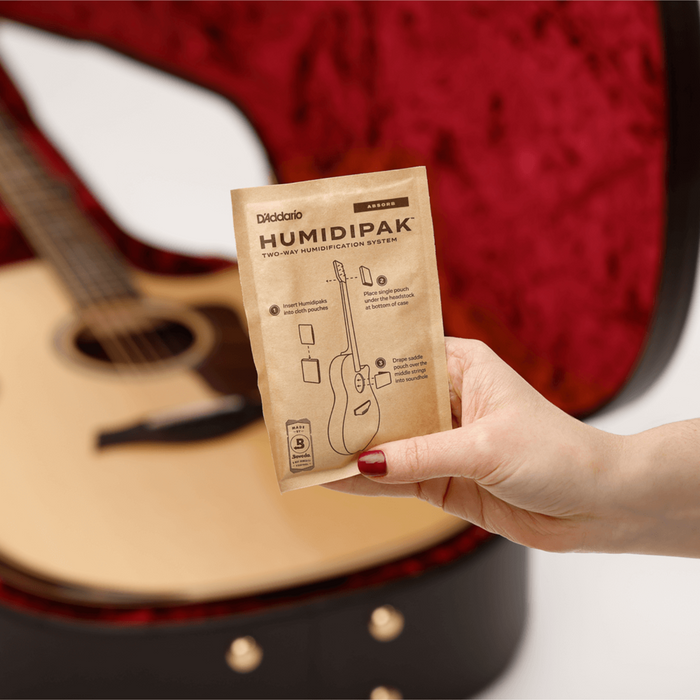 System kontroli wilgotności gitary D'Addario PW-HPK-04 Humidipak Absorb