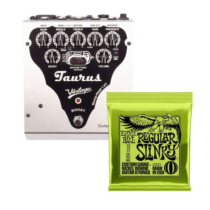 Zestaw wzmacniacz gitarowy 90W lampowy + struny Ernie ball 2221 gratis