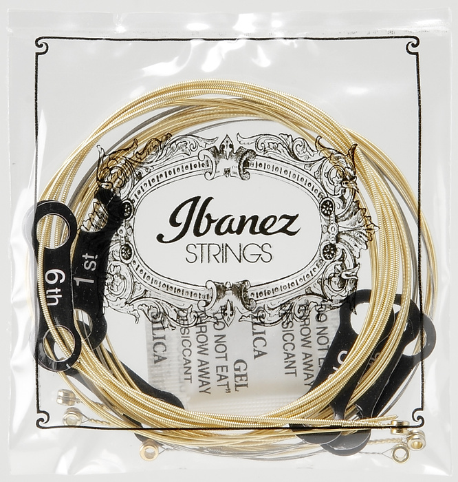 Struny do gitary akustycznej 6-strunowej Ibanez IACS61C 10-47 Extra Light (1 komplet)