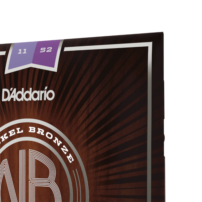 Struny do gitary akustycznej D'Addario NB1152 Custom Light 11-52