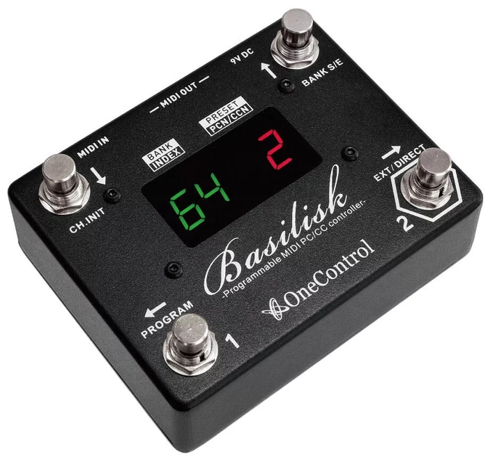 Efekt gitarowy OneControl Basilisk programowalny kontroler MIDI 