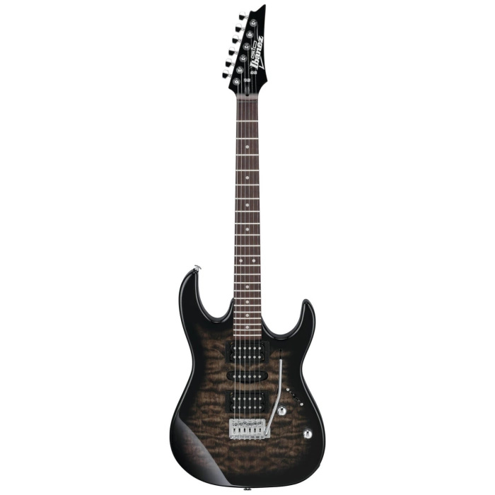 Zestaw gitara elektryczna Ibanez GRX70QA-TKS z combo gitarowym Peavey Audition 7W i akcesoriami 