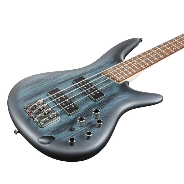 Zestaw gitara basowa Ibanez SR300E-SVM z combo basowym Ibanez IBZ10BV2 i akcesoriami