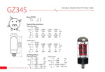 GZ34S JJ Electronic lampa elektronowa - zamiennik 5AR4