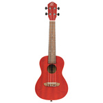 Ukulele koncertowe Ortega RUFIRE Earth Series czerwone ukulele Fire Red