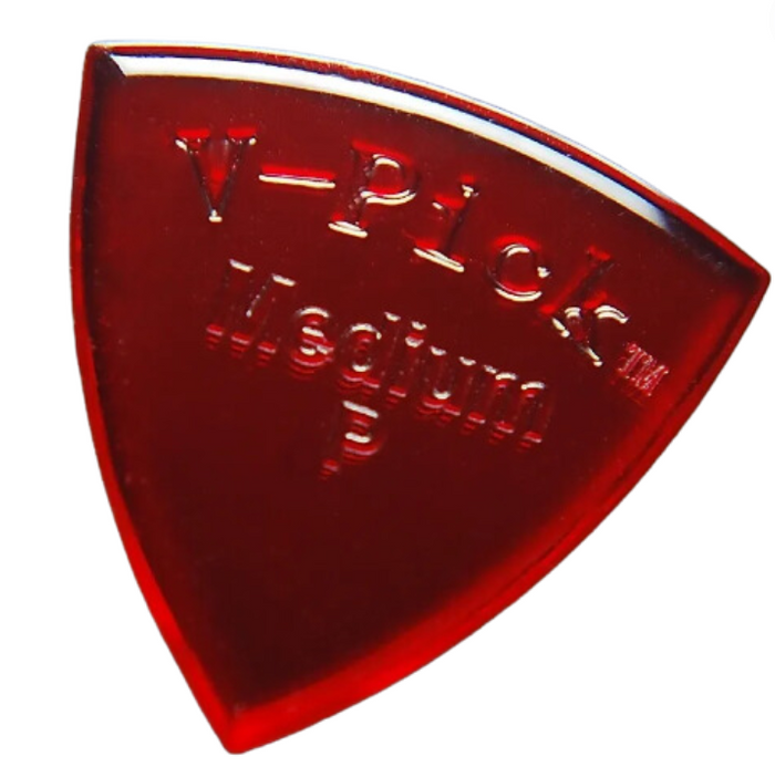 Akrylowa kostka do gitary 2,75mm V-Picks Medium Pointed Ruby Red czerwona kostka do gitary