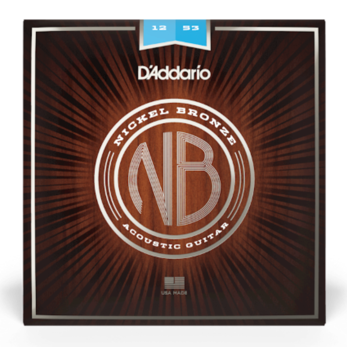 Struny do gitary akustycznej D'Addario NB1253 Light 12-53