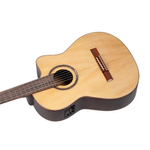 Gitara elektroklasyczna Ortega RCE158MN Natural 4/4 z pokrowcem