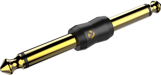 Adapter Jack 6.3 mm mono męski na Jack 6.3 mm mono męski Roxtone RA2J2J