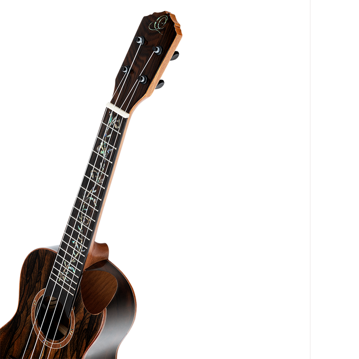 Ukulele koncertowe elektroakustyczne Ortega RUET-ZC Elite lity ziricote + pokrowiec