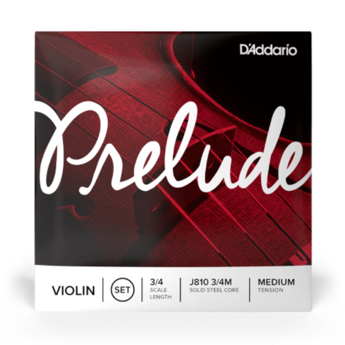 Struny do skrzypiec 3/4 D'Addario Prelude J810 3/4M