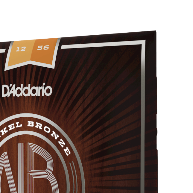 Struny do gitary akustycznej D'Addario NB1256 Light Top/Medium Bottom 12-56