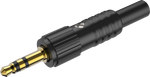 Wtyk Jack 3.5 mm stereo Roxtone RMJ3PL-B