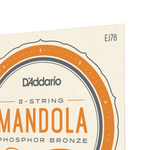 Struny do mandoliny D'Addario EJ76 15-52 Phosphor Bronze