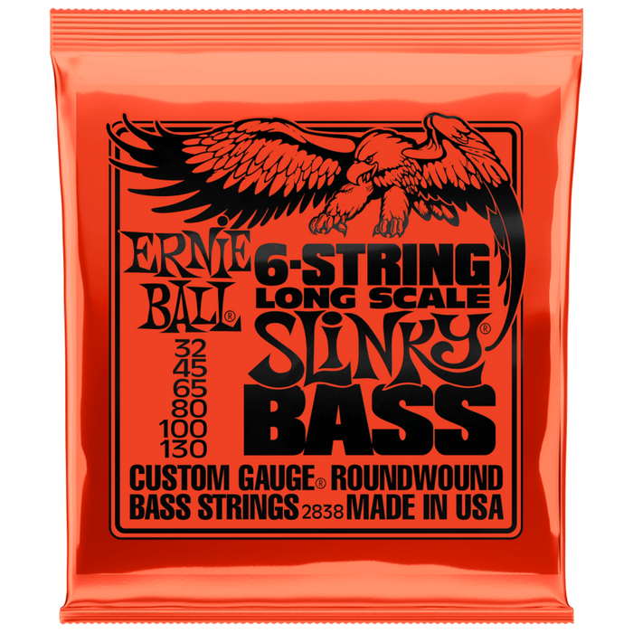 Ernie Ball long scale Slinky Bass Nickel Wound 32-130 (EB 2838) struny do gitary basowej