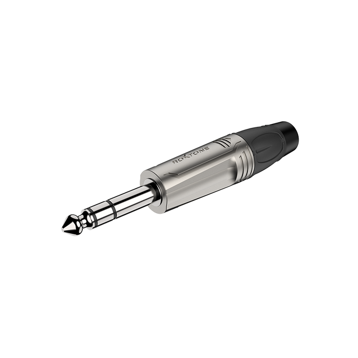 Wtyk Jack 6.3 mm stereo niklowany Roxtone RJ3P-NN