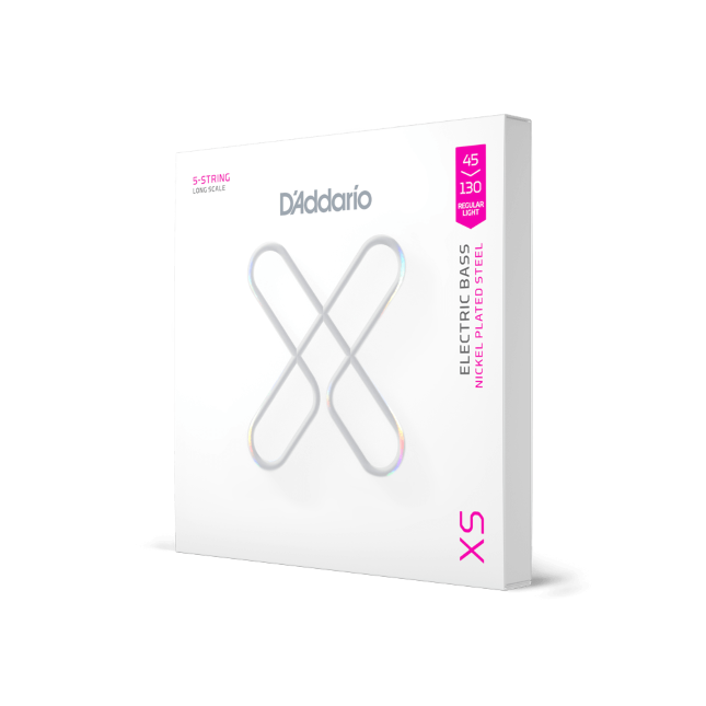Struny do gitary basowej D'Addario XSB45130 45-130 Long Scale 5 strun