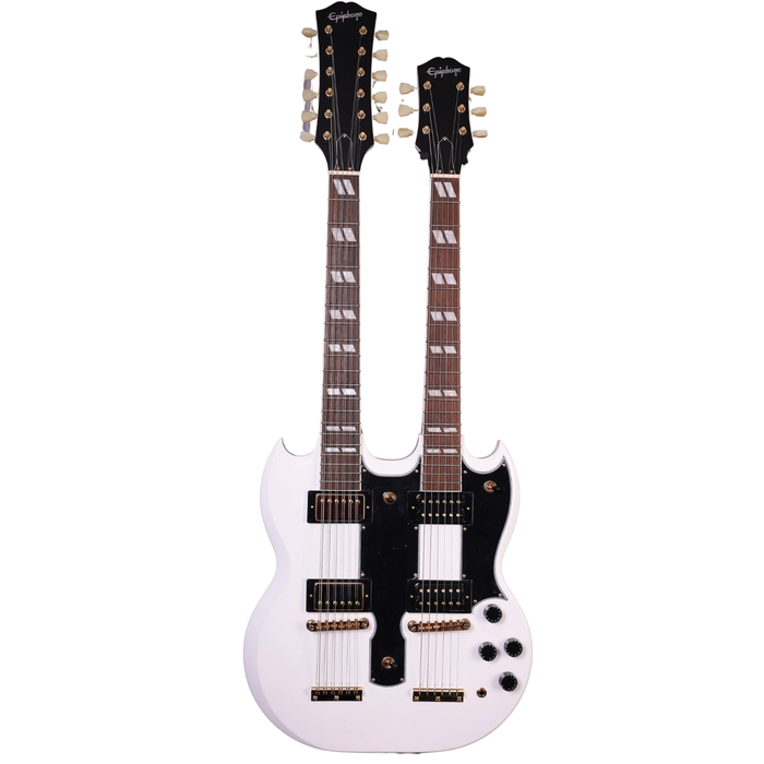 Epiphone EXCLUSIVE EDS-1275 Doubleneck - z Hard Case Alpine White gitara elektryczna