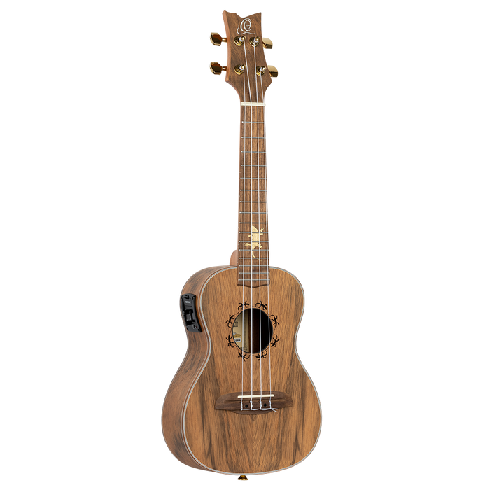 Ukulele koncertowe elektroakustyczne Ortega LIZARD-CC-GB paldao + pokrowiec