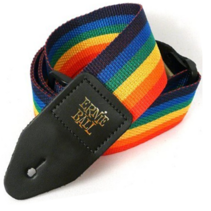 Ernie Ball 4044 pas do gitary Polypro Rainbow pride