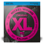 Struny do gitary basowej D'Addario EXL170M Regular Light 45-100 Medium Scale