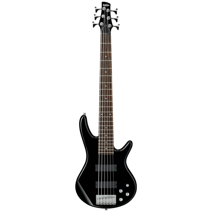 Zestaw gitara basowa 6-strunowa Ibanez GSR206-BK z dedykowanym futerałem Ibanez MB300C