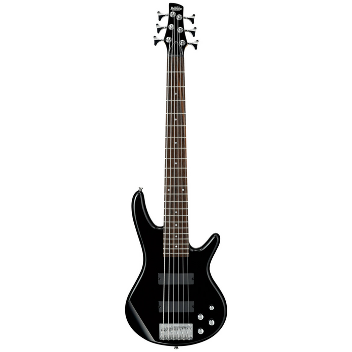 Zestaw gitara basowa 6-strunowa Ibanez GSR206-BK z dedykowanym pokrowcem Ibanez IBB540-BK