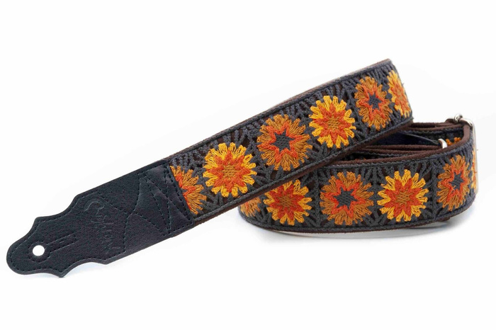 Pas do gitary RightOn Standard Plus Crochet brązowy