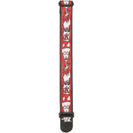 Pas do gitary D'Addario 50JS02 Joe Satriani czerwony