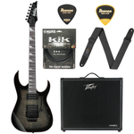 Zestaw gitara elektryczna Ibanez GRG320FA-TKS superstrat z combo Peavey 100W VYPYR X3