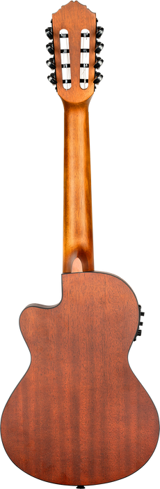 Ukulele tenorowe 8-strunowe elektroakustyczne Ortega RU4MM-CE-TE-8 Bonfire mahoń