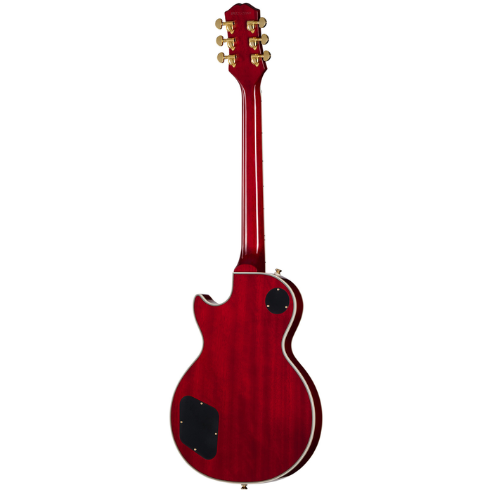Epiphone Les Paul Custom Figured Heritage Cherry Sunburst RW gitara elektryczna z premium pokrowcem