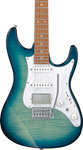 Gitara elektryczna Ibanez AZ22S1F-TXB Transparent Turquoise Burst