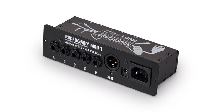 RockBoard MOD 1 V2 - All-in-One TRS & XLR, IEC & Barrel Patchbay