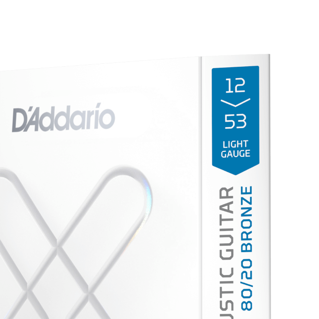Struny do gitary akustycznej D'Addario XSABR1253 80/20 Bronze 12-53