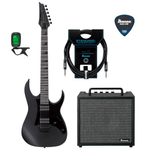 Zestaw gitarowy Ibanez GRGR131EX-BKF gitara elektryczna z combo Ibanez i akcesoriami