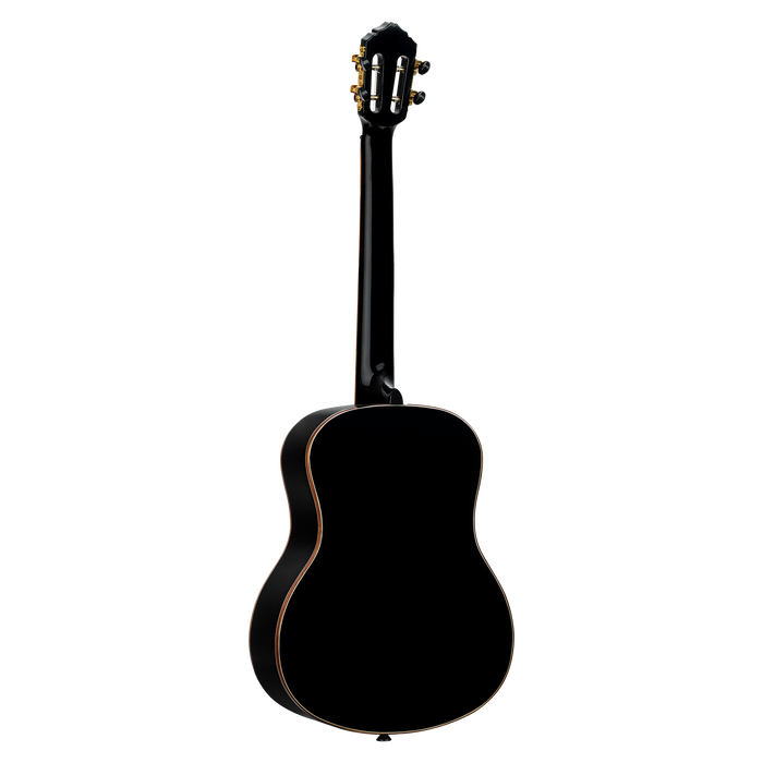 Ukulele barytonowe Ortega RUOX-BA Onyx czarne połysk świerk/mahoń + pokrowiec