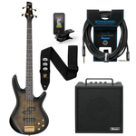 Zestaw Gitara basowa Ibanez GSR200PC-TPB z combo + akcesoria