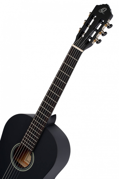 Zestaw gitara klasyczna 4/4 Ortega RST5MBK czarna z pokrowcem