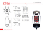 KT66 JJ Electronic lampa elektronowa - dobrana kwadra -zamiennik ACQa, CV1075, CV321, VT75, VT198_GPO