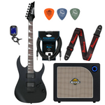 Zestaw gitara elektryczna Ibanez GRG121DX-BKF z combo Mooer Hornet 30i + akcesoria