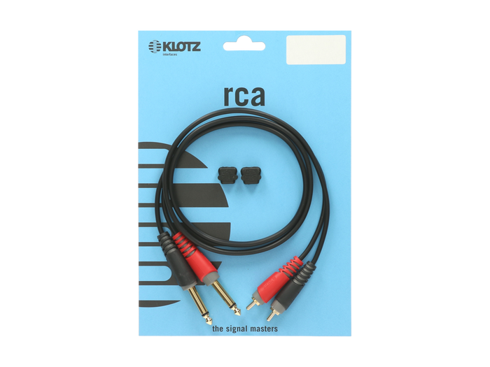 Kabel audio Klotz AT-CJ0200 2xJack-2xRCA 2m
