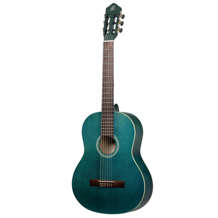 Zestaw gitara klasyczna 4/4 Ortega RST5MOC niebieska z pokrowcem
