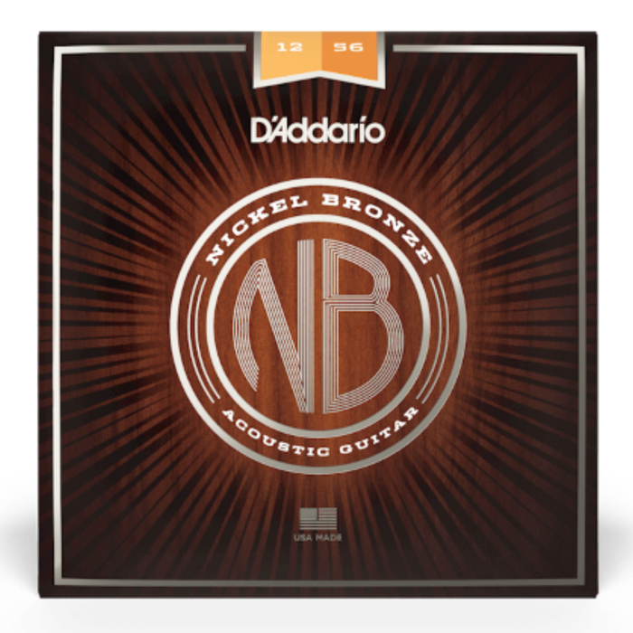 Struny do gitary akustycznej D'Addario NB1256 Light Top/Medium Bottom 12-56
