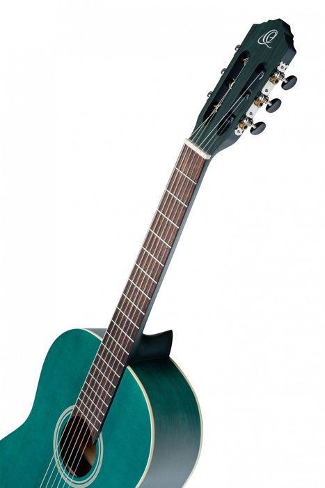 Zestaw gitara klasyczna 4/4 Ortega RST5MOC niebieska z pokrowcem