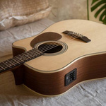 Zestaw gitara elektroakustyczna Cort MR500E OP z pokrowcem
