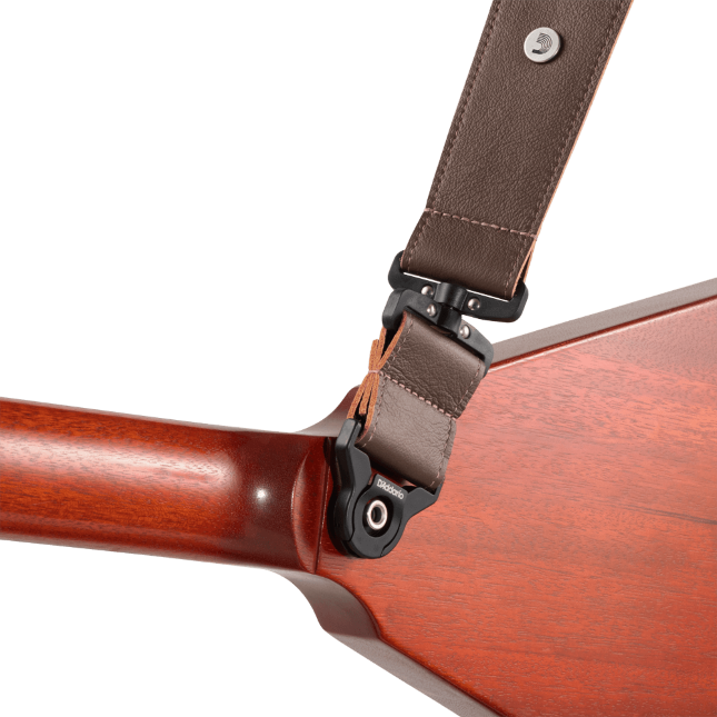 Pas do gitary D'Addario 25BALSV02 Auto Lock Swivel Strap skórzany