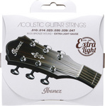Struny do gitary akustycznej 6-strunowej Ibanez IACS61C 10-47 Extra Light (1 komplet)